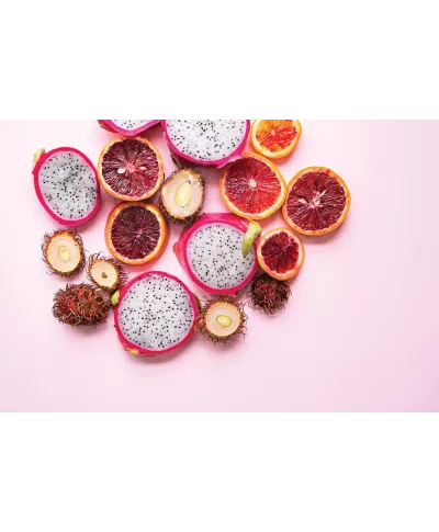 Egzotyczne owoce - plakat