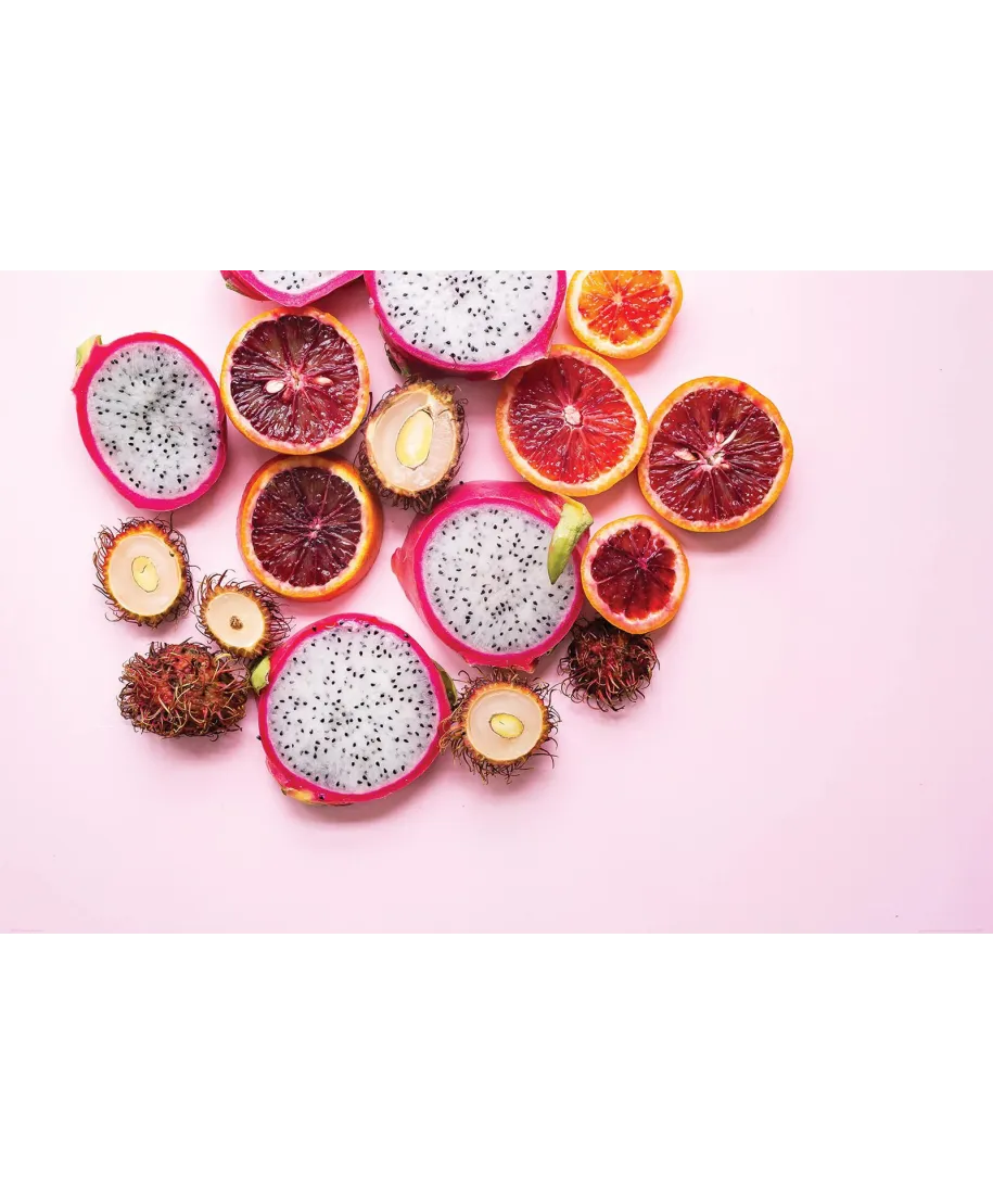 Egzotyczne owoce - plakat