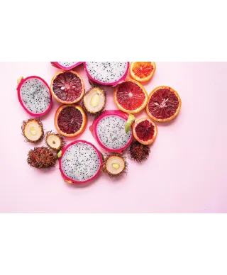 Egzotyczne owoce - plakat