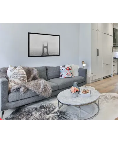 Zamglony Most Golden Gate - plakat