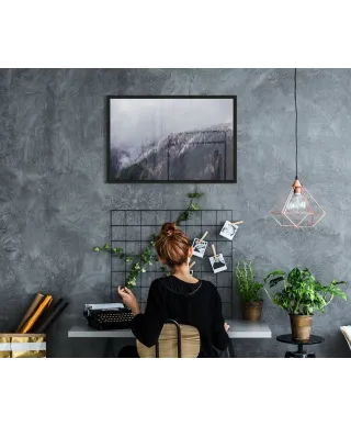 Zamglone Wzgórza - plakat