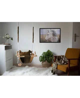 Biały Koń - plakat