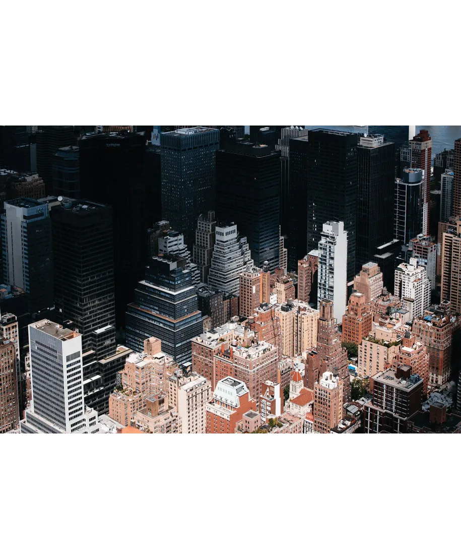 Budynki w Nowym Jorku - plakat