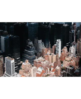 Budynki w Nowym Jorku - plakat