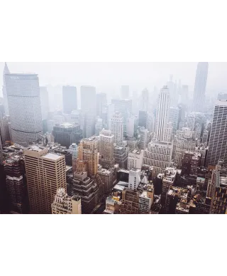 Wieżowce w Nowym Jorku - plakat
