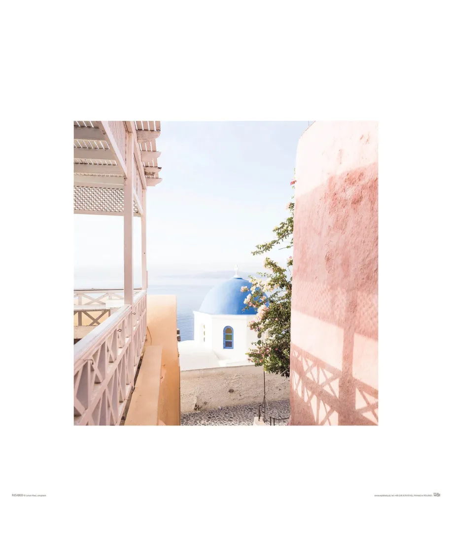 Słoneczny dzień w Grecji - reprodukcja