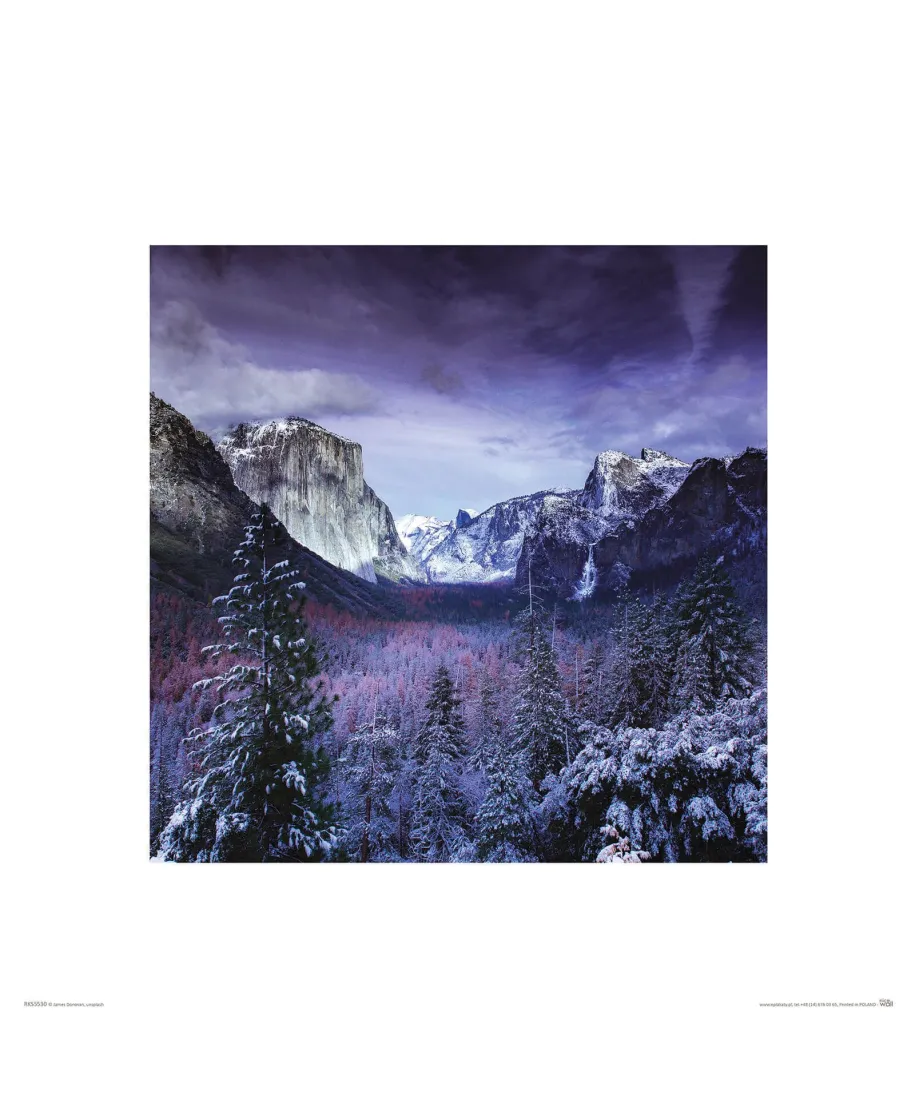 Zimowy Yosemite - reprodukcja