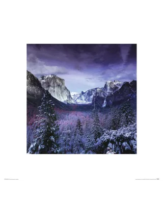 Zimowy Yosemite - reprodukcja