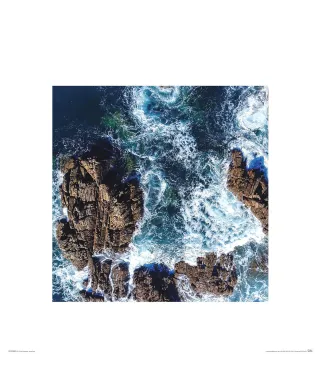 Wzburzony ocean - reprodukcja