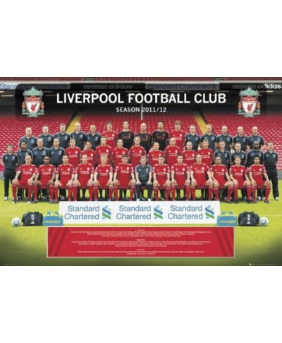 FC Liverpool Zdjęcie drużynowe 11/12 - plakat