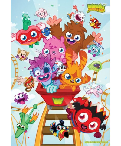 Moshi Monsters Rollercoaster - plakat