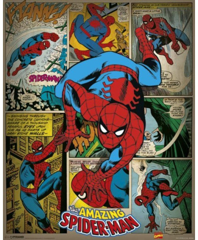 Marvel Comics - Spider-man Retro - plakat