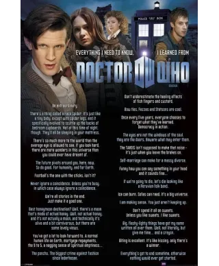 Doctor Who - Everything I Know? - plakat