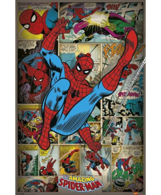 Marvel Comics - Spider-man Retro - plakat