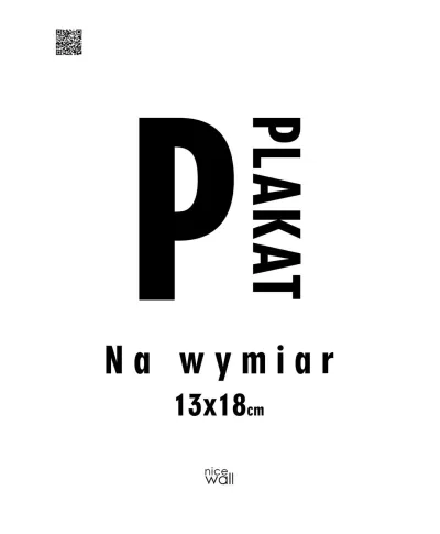 Plakat na wymiar 13x18 cm