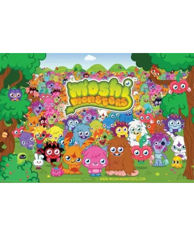 Moshi Monsters Landscape - plakat