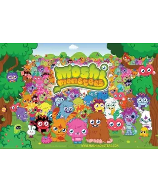 Moshi Monsters Landscape - plakat