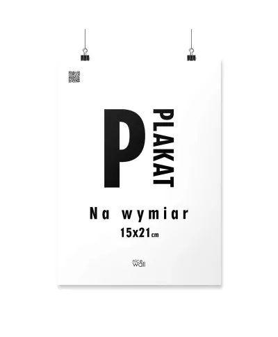 Plakat na wymiar 15x21 cm