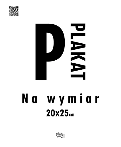 Plakat na wymiar 20x25 cm