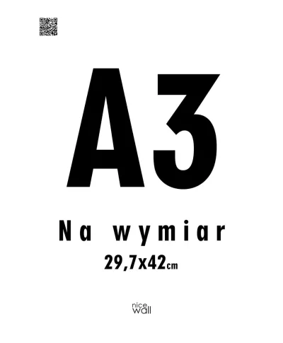 Plakat na wymiar 29,7x42 cm A3
