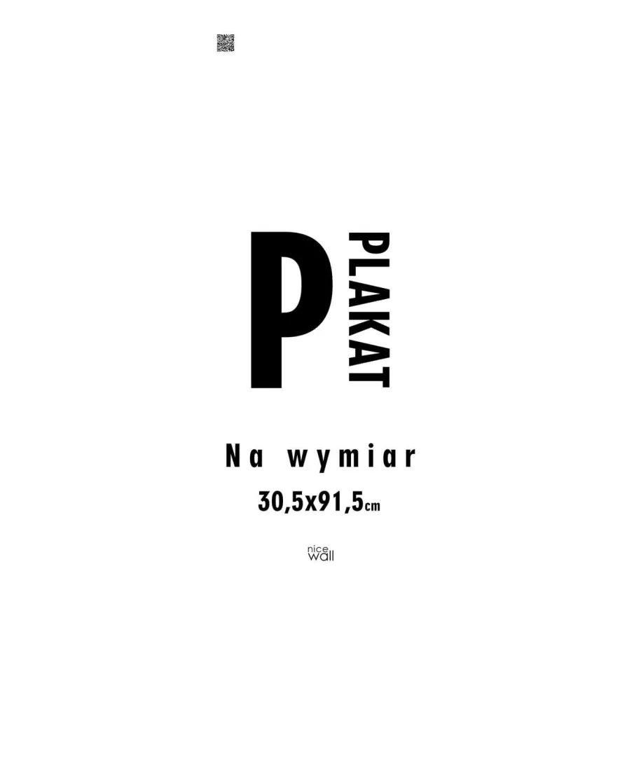 Plakat na wymiar 30,5x91,5 cm
