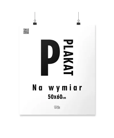 Plakat na wymiar 50x60 cm