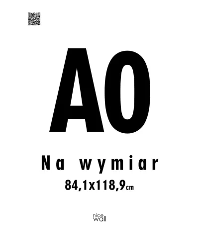Plakat na wymiar 84,1x118,9 cm A0