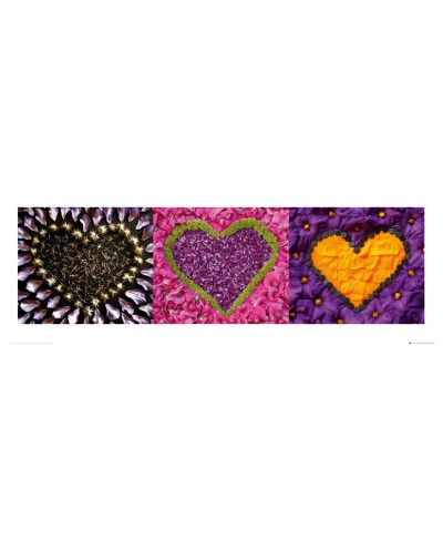 Madalenes Hearts purple - reprodukcja