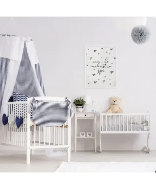 Biała rama drewniana 61x91,5 cm