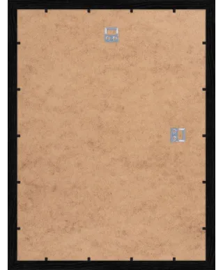 Czarna rama drewniana 60x80 cm