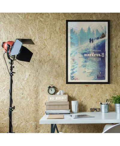 Czarna rama drewniana 60x80 cm