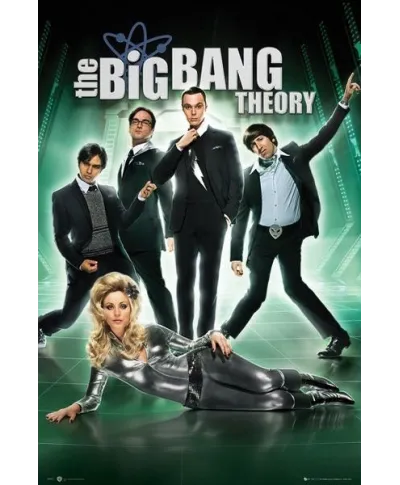 The Big Bang Theory Green Group - plakat