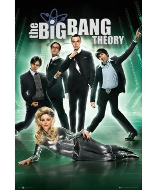 The Big Bang Theory Green Group - plakat