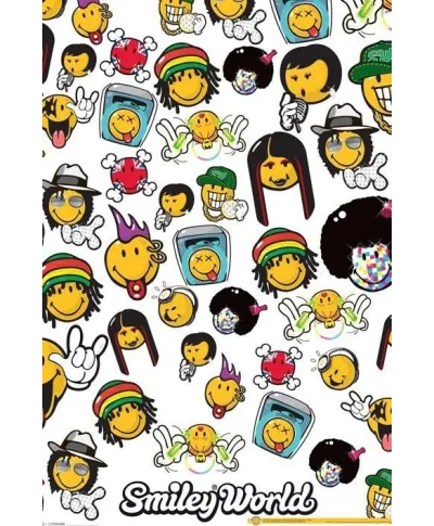 Smiley World (Music Genres) - plakat