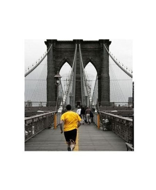 Yellow on Brooklyn Bridge - reprodukcja