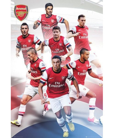 Arsenal Players 12/13 - plakat