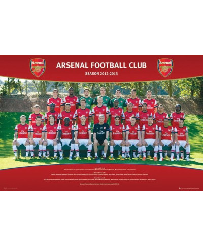 Arsenal Team Photo 12/13 - plakat