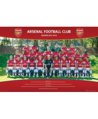 Arsenal Team Photo 12/13 - plakat