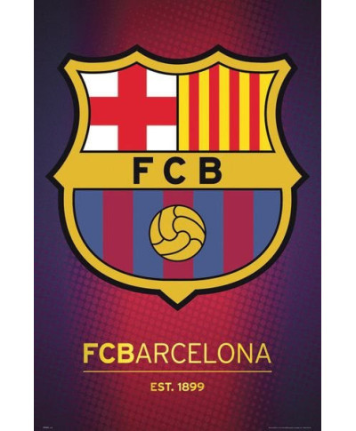 Barcelona Club Crest 2013 - plakat