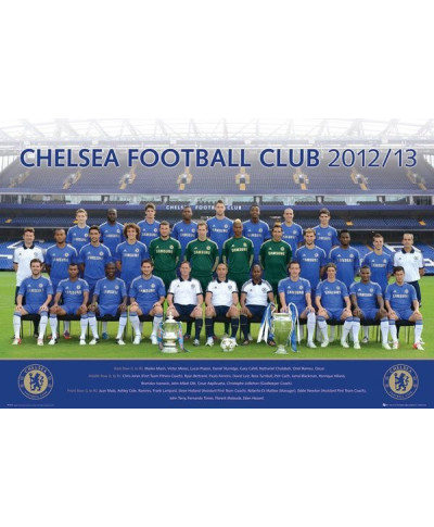 Chelsea Team Photo 12/13 - plakat