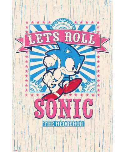 Sonic Let's Roll - plakat