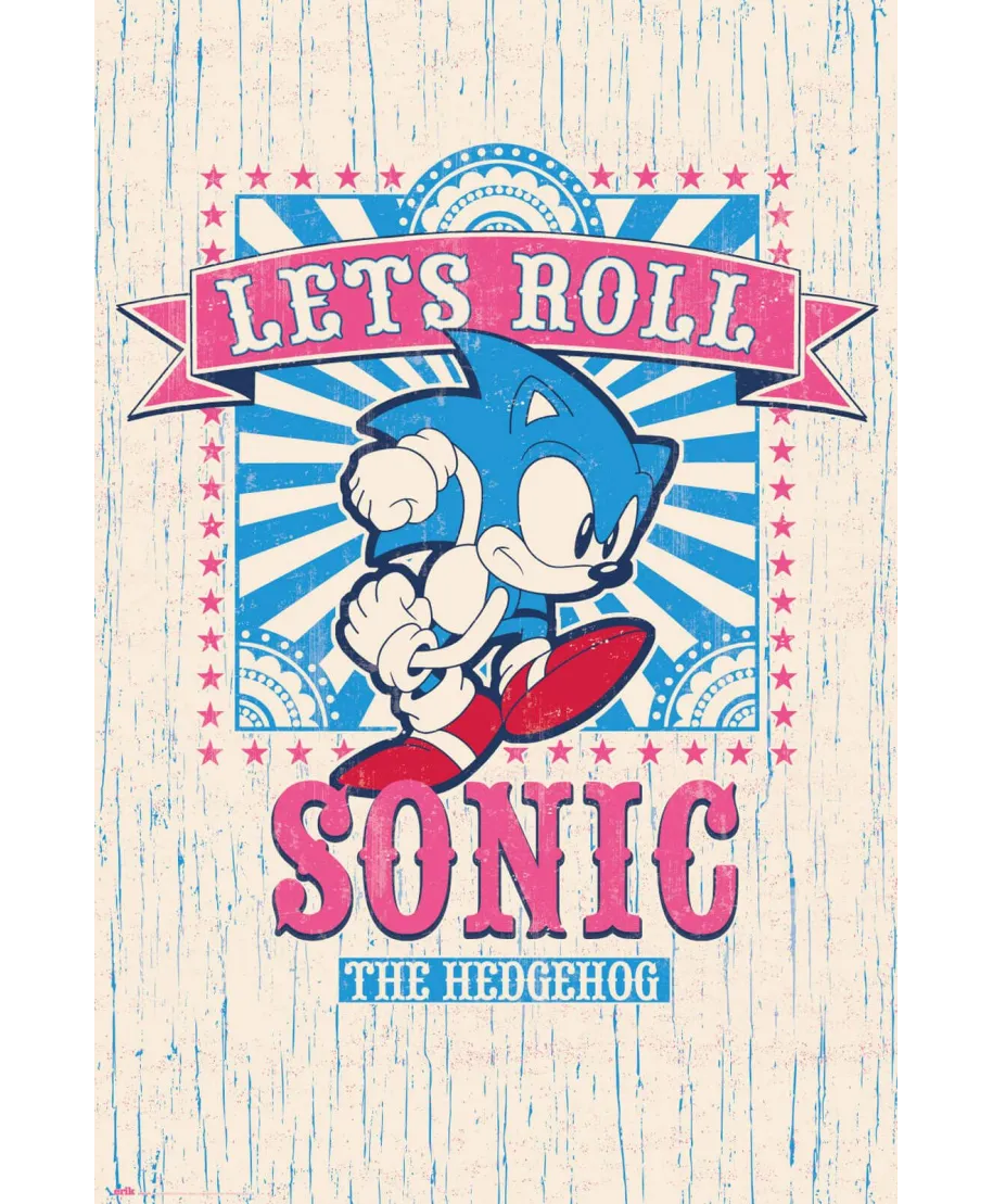 Sonic Let's Roll - plakat