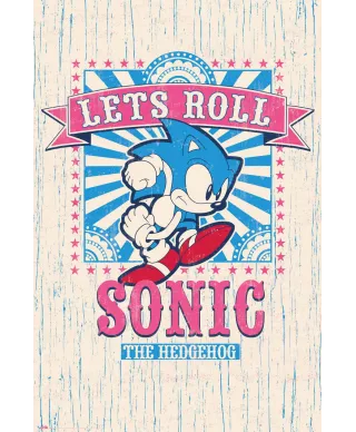 Sonic Let's Roll - plakat