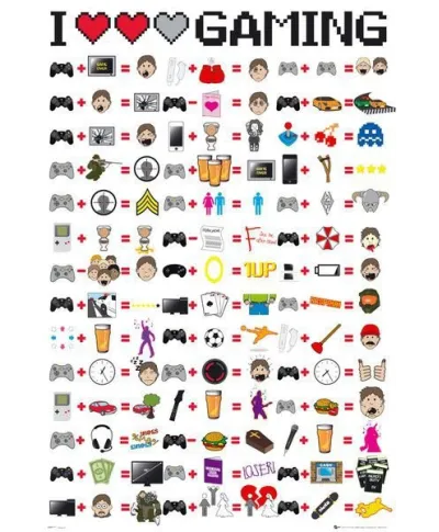I Love Gaming - plakat