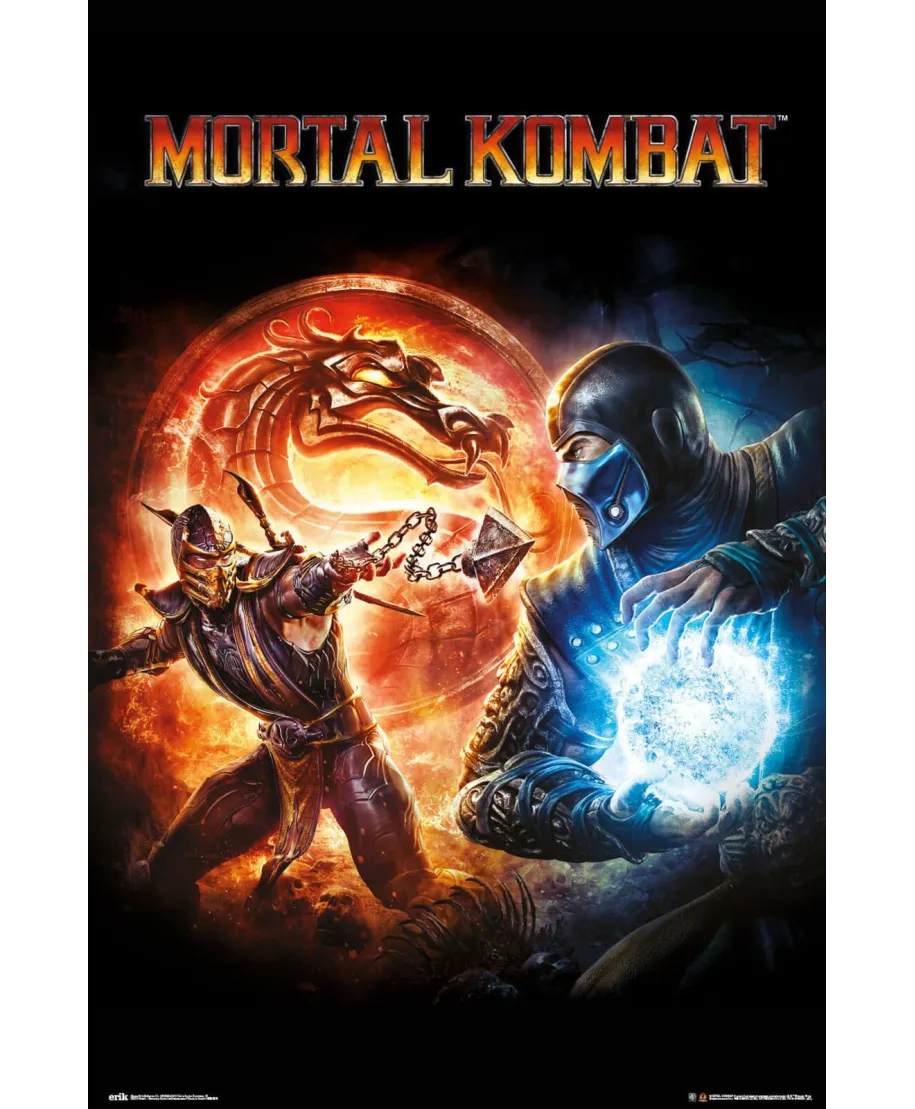 Mortal Kombat 9 Videogame - plakat