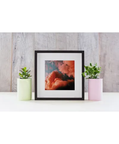 Pomarańczowe chmury - reprodukcja