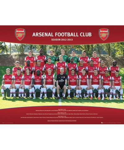 Arsenal Team Photo 12/13 - plakat