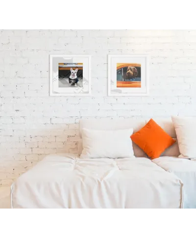 Biały Buldog - reprodukcja