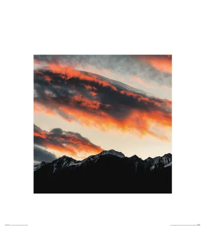 Autumnal Sky in the Alps - reprodukcja