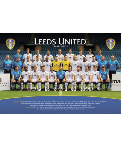 Leeds United Team Photo 12/13 - plakat